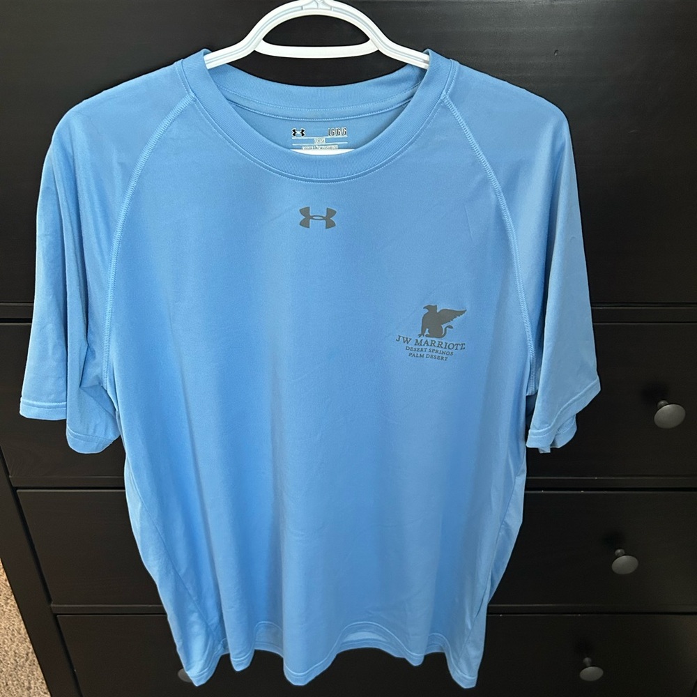 Under Armour Men's Light Blue Short Sleeve Tee